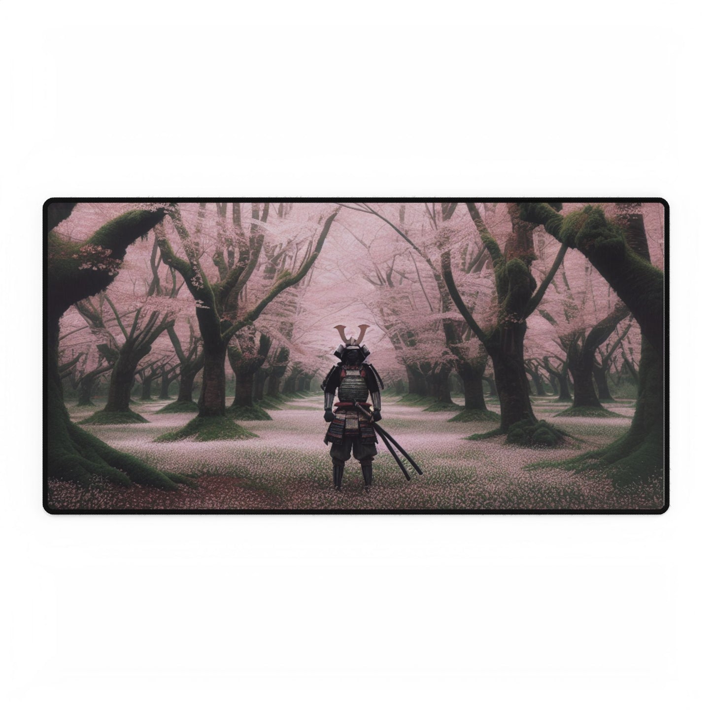 Accessories - VD Samurai Cherry Blossom Desk Mat, Gaming Desk Pad and Office Decor