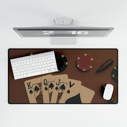Accessories - VD Poker Desk Mat, Poker Table Decor, Office Mouse Pad, Gaming Accessories, Poker Player Gift